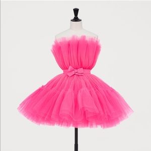 Giambattista Valli X H&M Pink Flared Tulle Dress